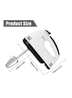 Portable Electric Egg Beater Machine White/Black/Silver 18.5x7.5x15.5centimeter - v1573552152/N31912740A_3