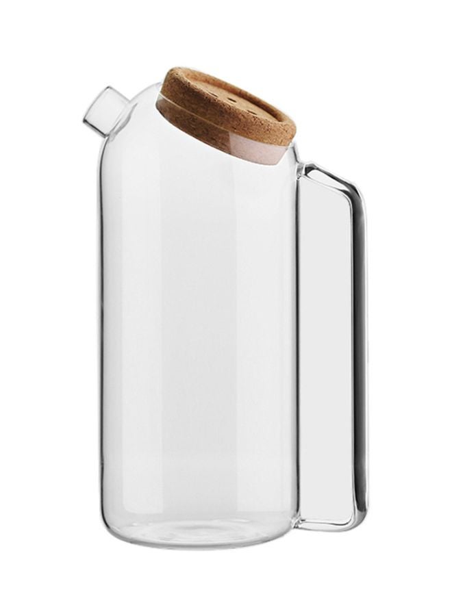 Water Jug Clear/Brown 24.8x11cm  - Image 1