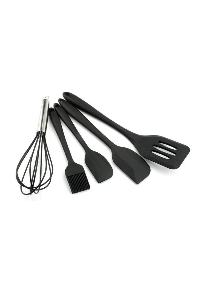 5-Piece Cooking Utensil Set Red - Image 2