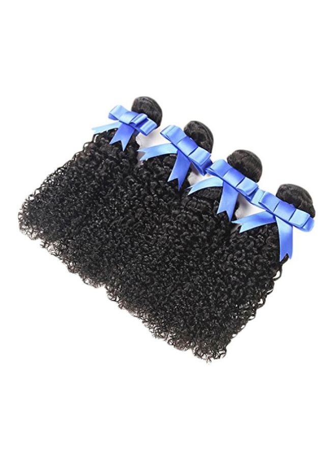 Pack Of 3 Malaysian Curly Hair Extension Black 18inch - v1573558717/N30609758A_1