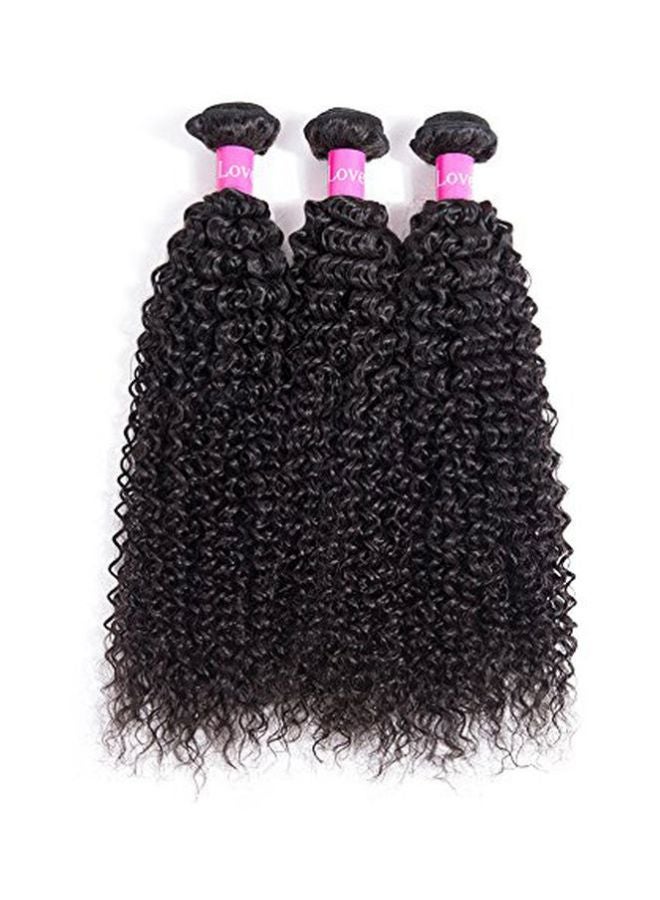 Pack Of 3 Malaysian Curly Hair Extension Black 18inch - v1573558718/N30609758A_2