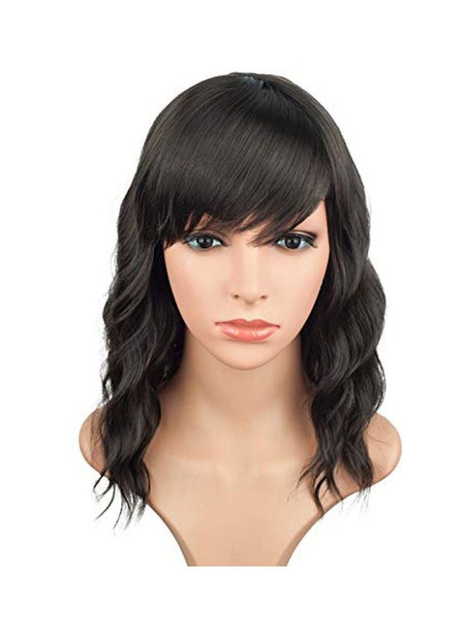 SYMEIW Short Wavy Bang Black 14inch  - Image 1