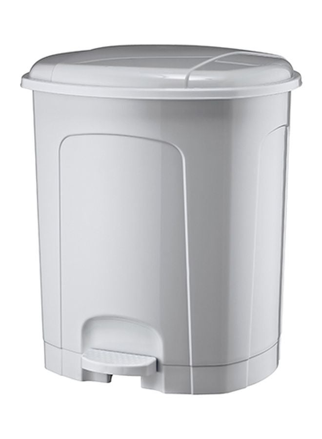 Hobby Life Lotus Pedal Dustbin White 50Liters 