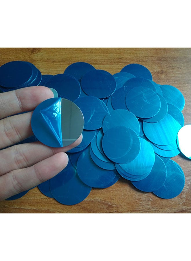 20-Piece Metal Plate Disk Iron Sheet For Phone Stand Holder Silver - Image 3