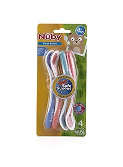 Nuby 4-Piece Hot Safe Feeding Spoons  - Image 2