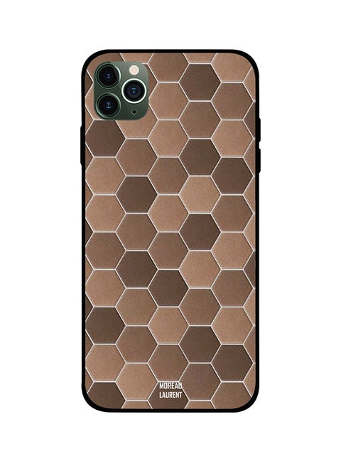 Protective Case Cover For Apple iPhone 11 Pro Round Shape Interlock Pattern