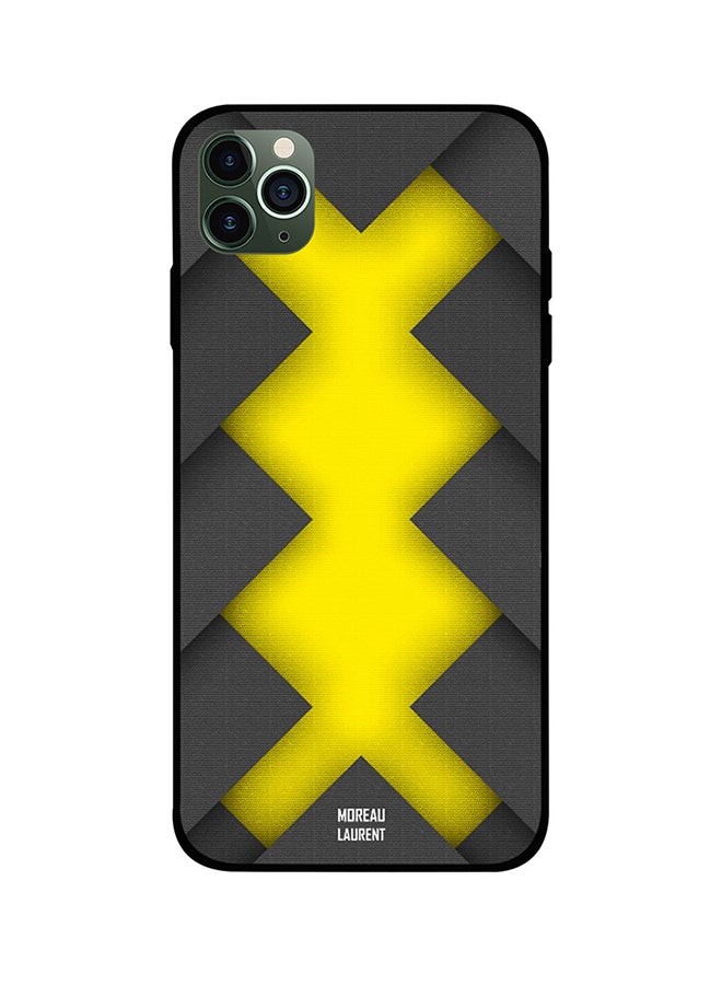 Moreau Laurent Protective Case Cover For Apple iPhone 11 Pro Max Middle Full Yellow Pattern