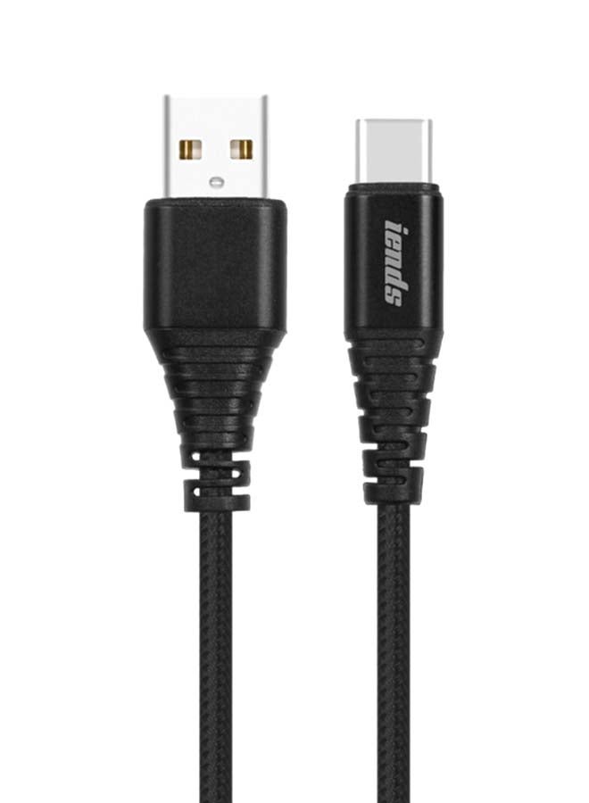 آيندز كابل بيانات بمنفذ USB 3.0 Type-C أسود - Image 1