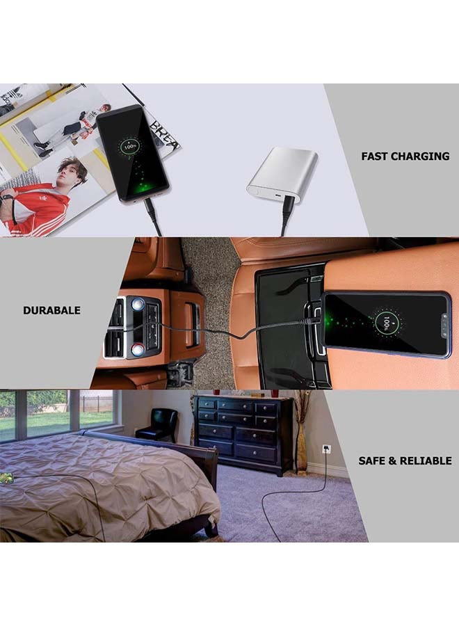 آيندز كابل بيانات بمنفذ USB 3.0 Type-C أسود - Image 5