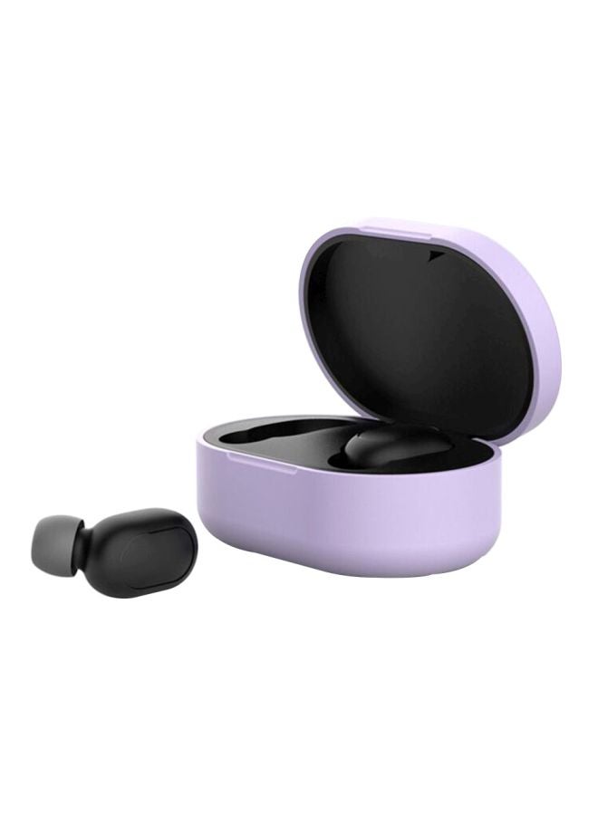 Protective Case Cover With Charging Dock For Xiaomi Redmi AirDots Purple - Image 1
