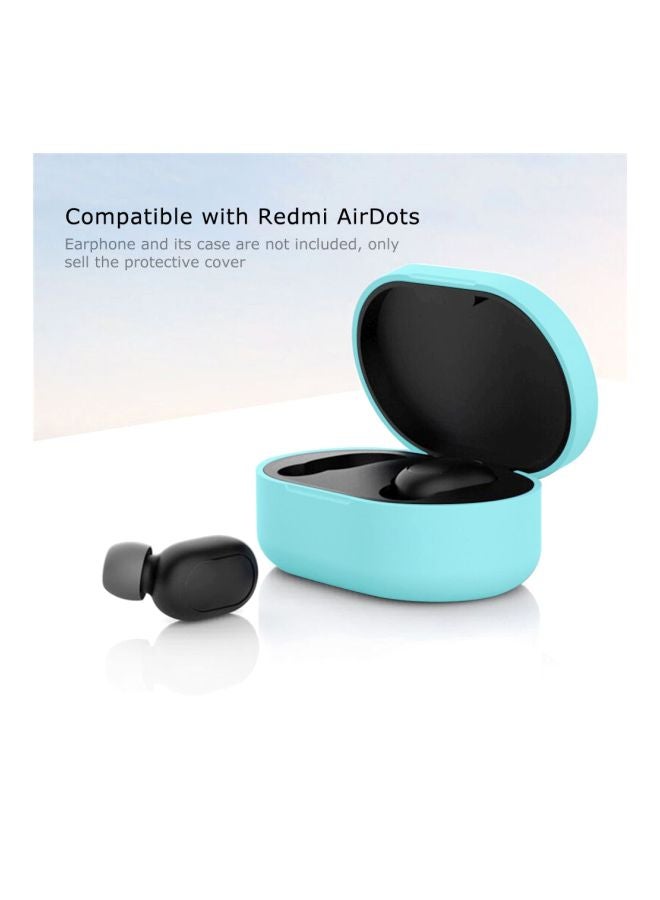 Generic - Protective Case Cover With Charging Dock For Xiaomi Redmi AirDots Cyan - Image 1