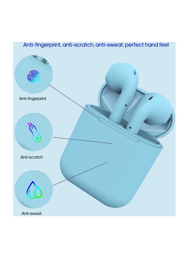 Generic - Inpods12 Bluetooth In-Ear Earphones Sky Blue - Image 1
