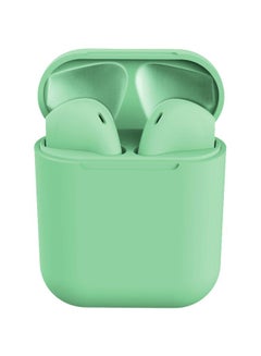 Generic In-Ear Earphones With Mic And Charging Case Green  - Image 1