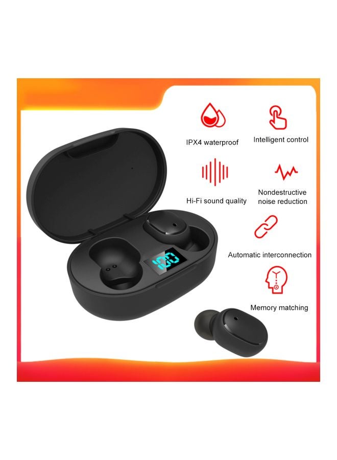E6S Bluetooth Wireless In-Ear Earbuds Black - Image 3