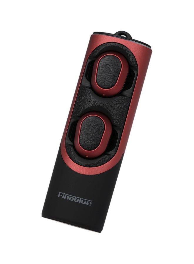 Fineblue XS Bluetooth In-Ear Earphones Red/Black - Image 1