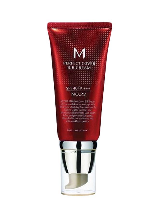 M Perfect Cover BB Cream SPF40 PA+++ 23 Honey Beige