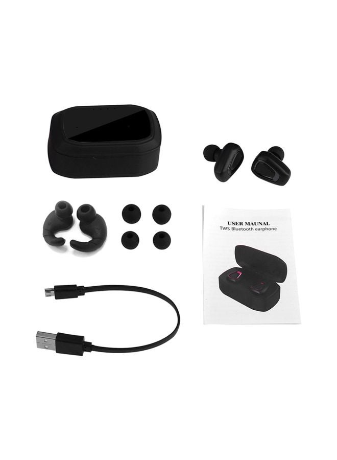 Generic - A7 TWS Bluetooth In-Ear Earphones With Charging Case Black - Image 1