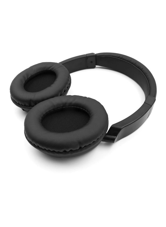 Wired Over-Ear Headphones With Mic Black - Image 4