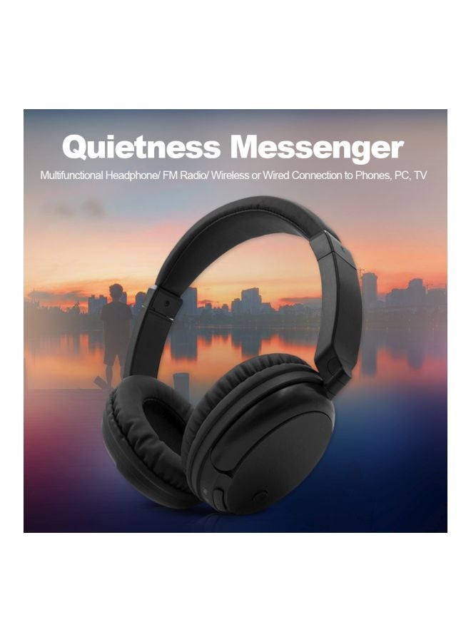 Wired Over-Ear Headphones With Mic Black - Image 3