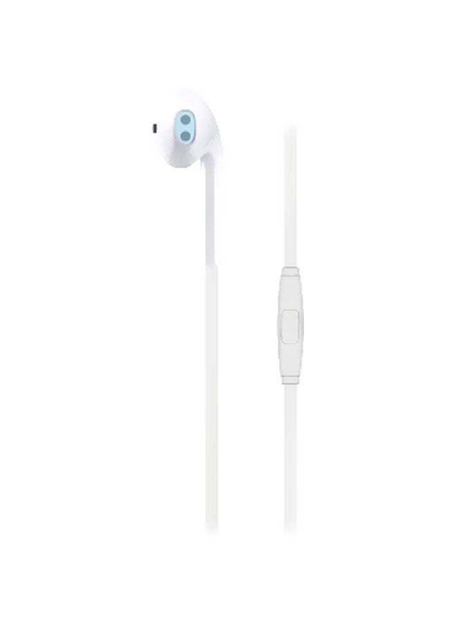 Generic M8J101EP Single In-Ear Earphone With Remote And Mic White 