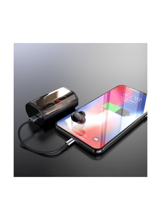 TWS - Wireless In-Ear Headphones With Mic And Charging Box Black - Image 1