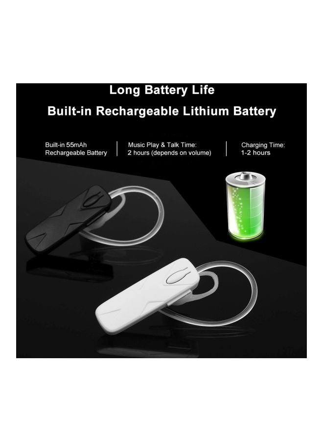 AL4 Bluetooth In-Ear Headset With Mic Black - Image 3