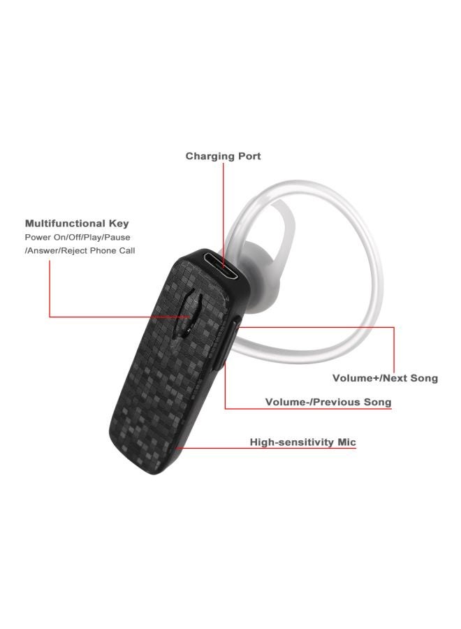 AL7 Bluetooth In-Ear Headset With Mic Black - Image 3