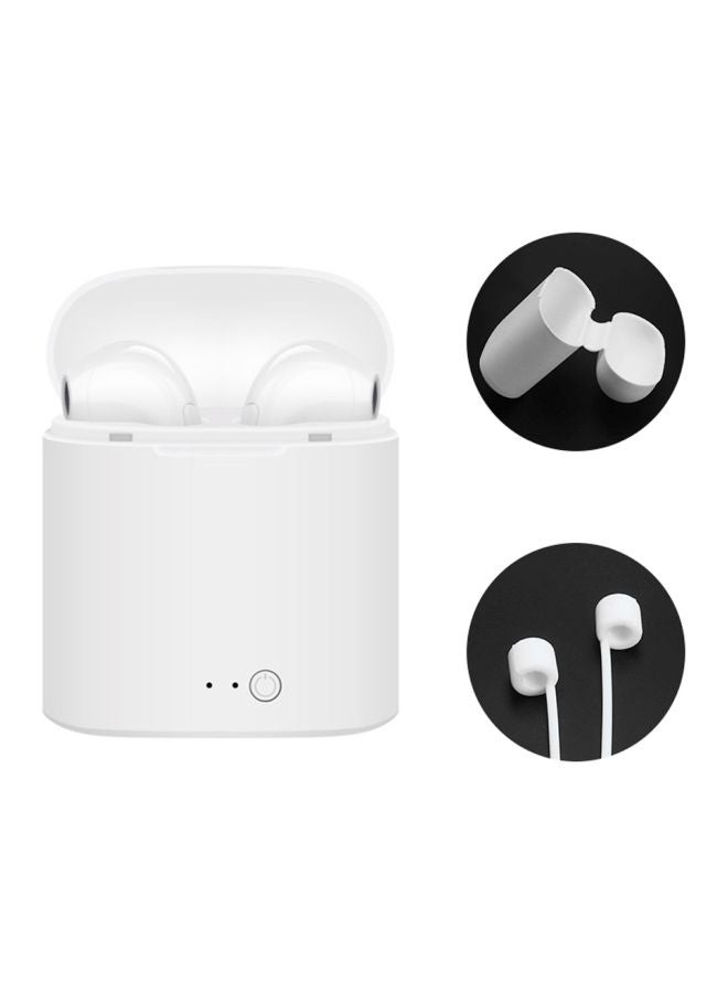 Generic - i7S Bluetooth In-Ear Earphones With Charging Box White - Image 1