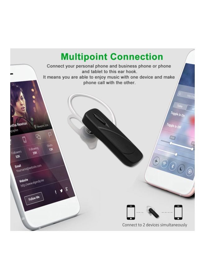AL5 Bluetooth In-Ear Headset With Mic Black - Image 4