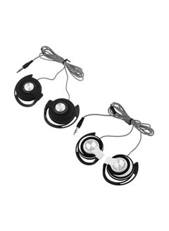 docooler Wired On-Ear Earphones Black/White  - Image 2