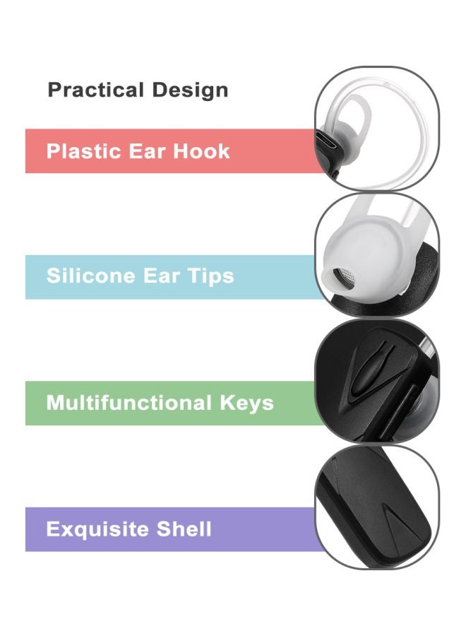 AL4 Bluetooth In-Ear Headset With Mic Black - Image 2
