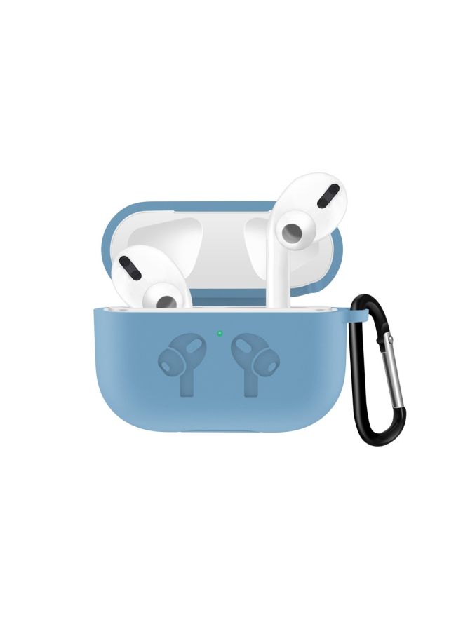 MARGOUN - Silicone Case Cover For Apple AirPods Pro Light Blue - Image 1