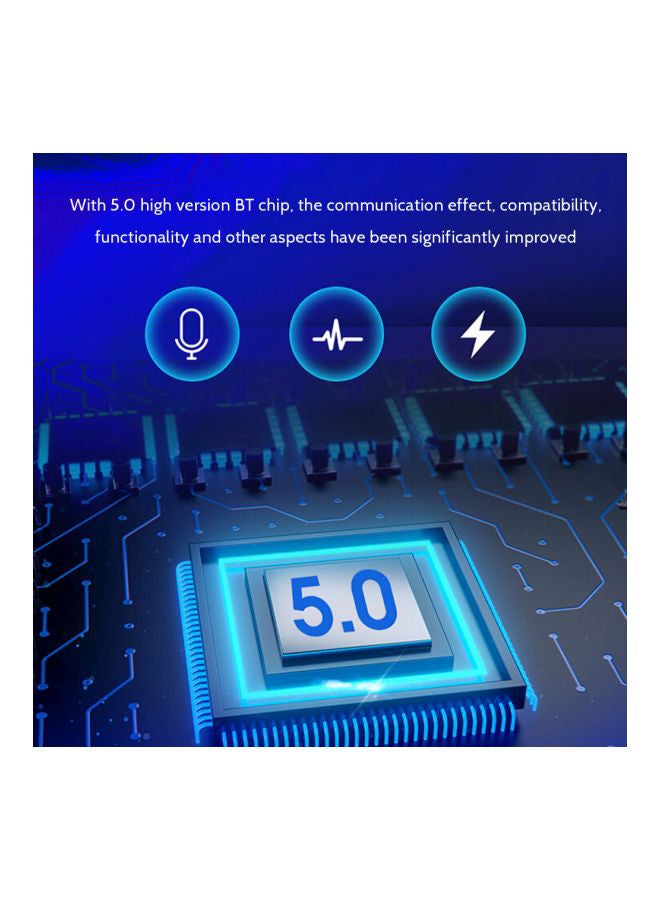 سماعة أذن داخلية XG12 بخاصية بلوتوث مع علبة شحن أسود - Image 4