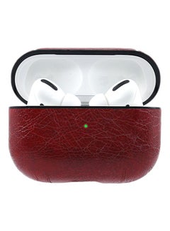 TOEON Leather Case Cove For Apple AirPods Pro Red  - Image 1