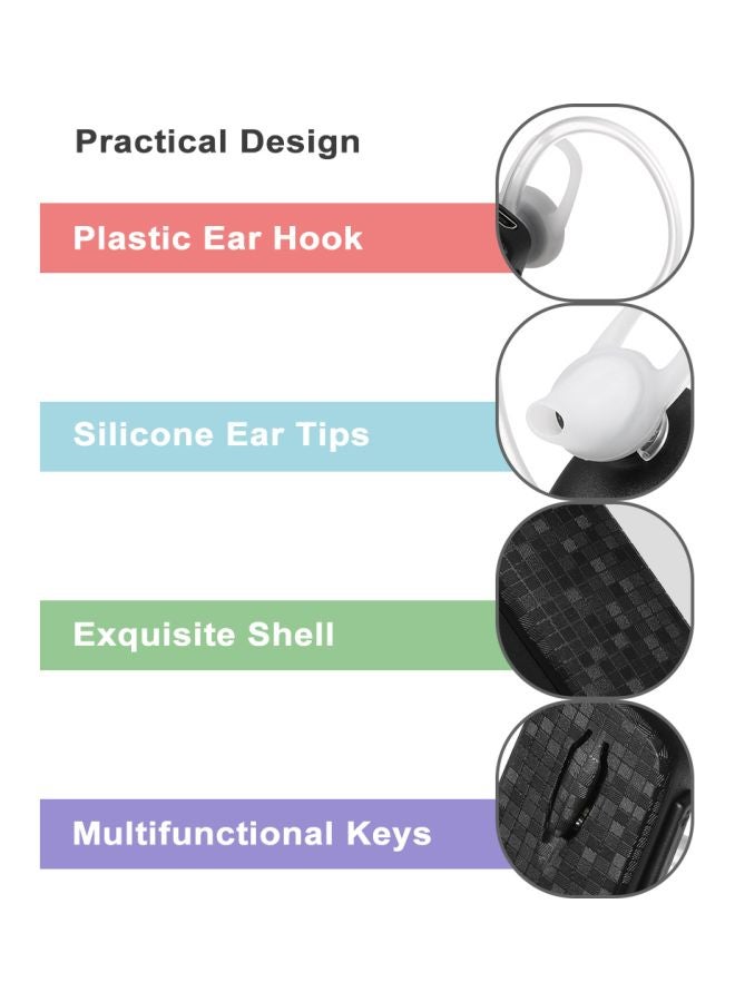 AL7 Bluetooth In-Ear Headset With Mic White - Image 4