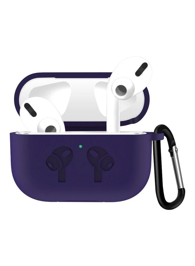 MARGOUN - Silicone Case Cover For Apple AirPods Pro Dark Purple - Image 1