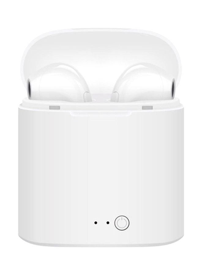 Generic - i7S Bluetooth In-Ear Earphones With Charging Box White - Image 1