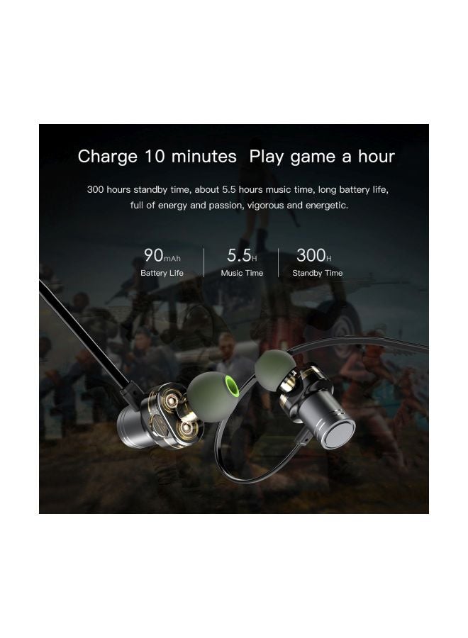 Awei Waterproof Wireless In-Ear Earphones Grey - Image 2