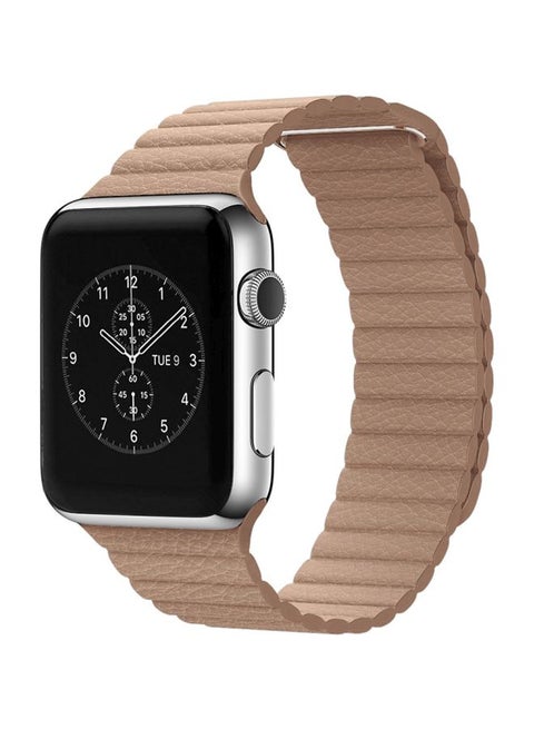 Replacement Band For Apple Watch Series 1/3/4 42/44mm Brown