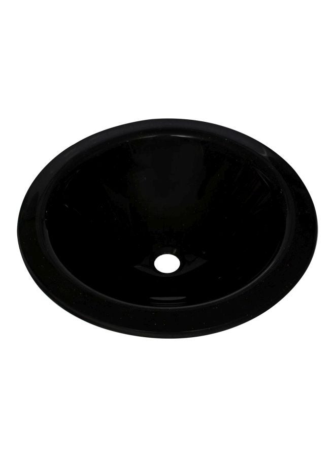 سان جورج ديزاين حوض زجاجي أسود 40x15x40سم  - Image 2