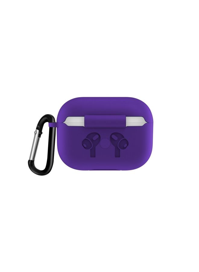 MARGOUN - Silicone Case Cover For Apple AirPods Pro Dark Purple - Image 1