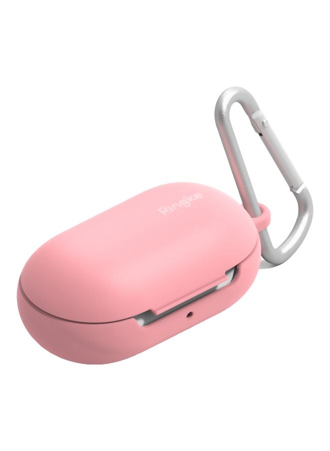 Ringke Protective Case Cover For Galaxy Buds (2019) With Carabiner Pink - Image 1