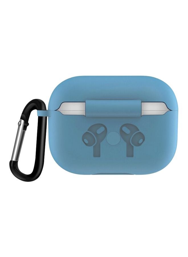 MARGOUN - Silicone Case Cover For Apple AirPods Pro Light Blue - Image 1