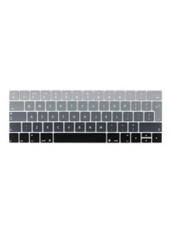 Ozone Keyboard Skin For Apple MacBook Pro A1706/A1707 With Touch Bar Grey/Black  - Image 1