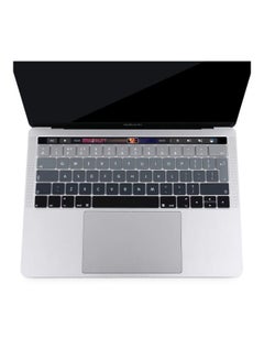 Ozone Keyboard Skin For Apple MacBook Pro A1706/A1707 With Touch Bar Grey/Black  - Image 2