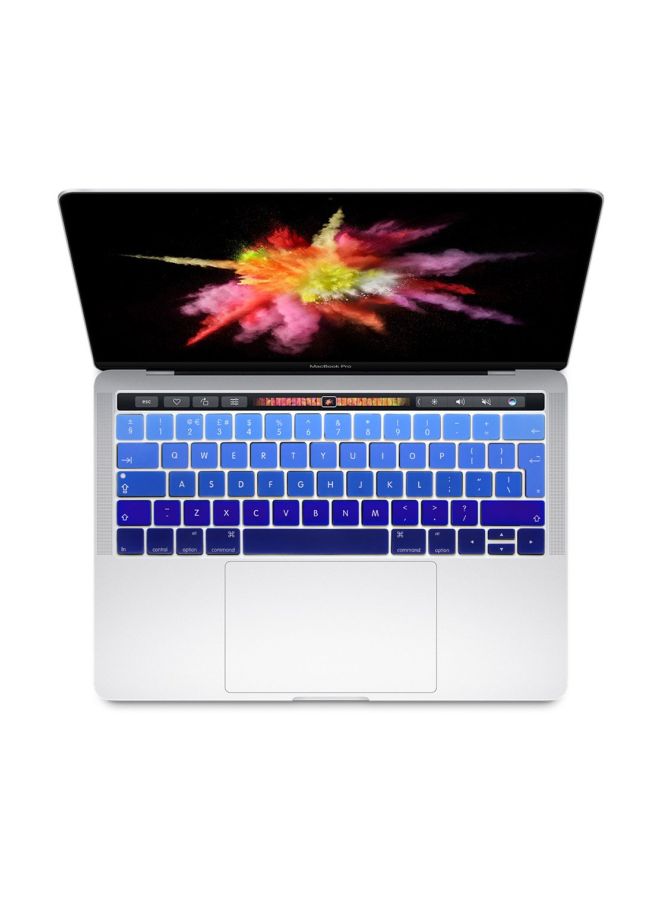 Ozone - Keyboard Skin With Touch Bar For Apple MacBook Pro A1706/A1707 Blue - Image 1