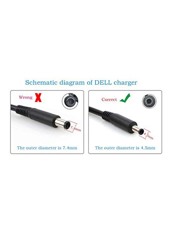 DELL - AC Power Adapter For Dell Inspiron Black - Image 1