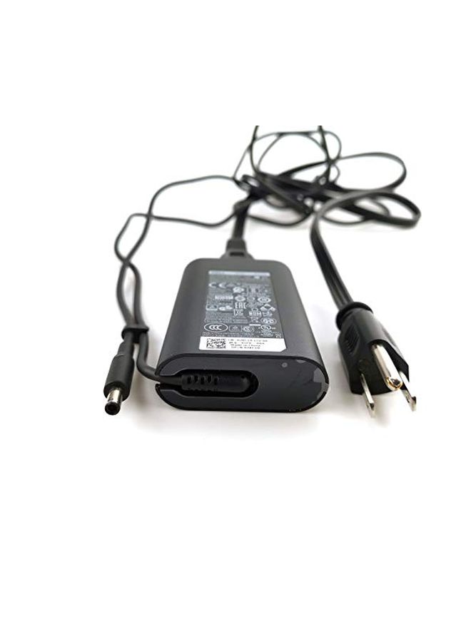DELL - AC Adapter Charging Cable For XPS 13 9333/9343/9350/9360/9370/LA45NM131/DA45NM131 Black - Image 1