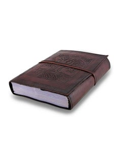 Handmade Tree Of Life Embossed Notebook Dark Brown - v1573568504/N31966111A_2