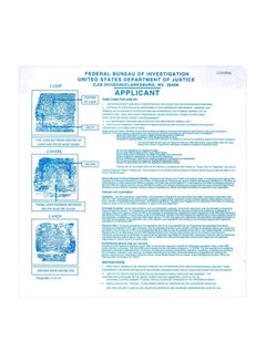 Crime Scene 50-Piece Fingerprint Cards  - Image 2